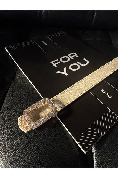Fiori Cureaua de dama cu catarama patrata cu stras, centura pentru pantaloni, centura pentru haina, centura pentru rochie, centura pentru camasa