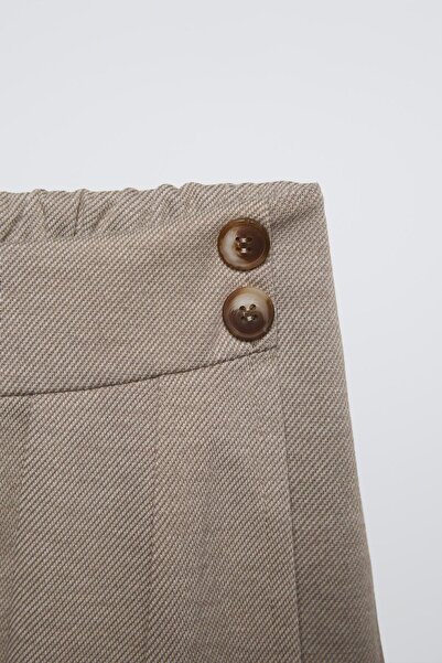 Zeyder Kids Kız Bebek Pilili Şort Etek