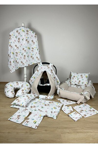 Aras Collection Bebe Muslin 14 Parçalık Bebek Seti – Doğal, Yumuşak ve Konforlu!