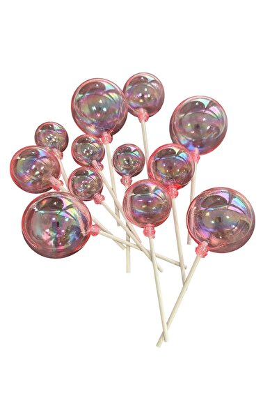 PASTRY PLANET نمط قضيب مع كرة وردية شفافة