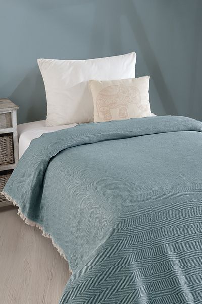 LADYNİL Petrol Blue Natural Μονό Κρεβατάκι 180x210