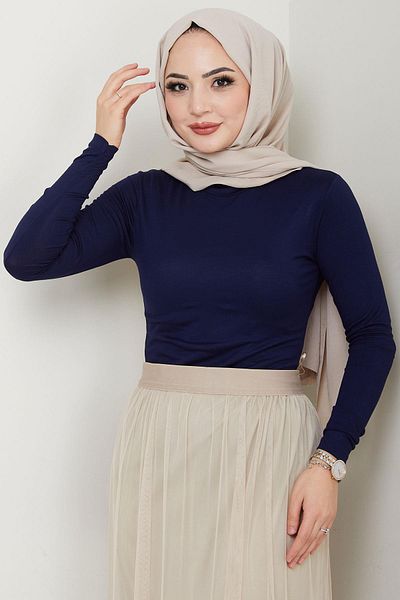 hafsamina Μπλε ζιβάγκο Body HM2135