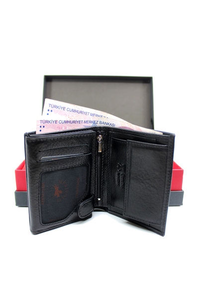 WEST POLO CÜZDAN Σετ ζώνης από γνήσιο δέρμα West Polo και ΣΕΤ Πορτοφόλι ΚΑΘΕΤΟ