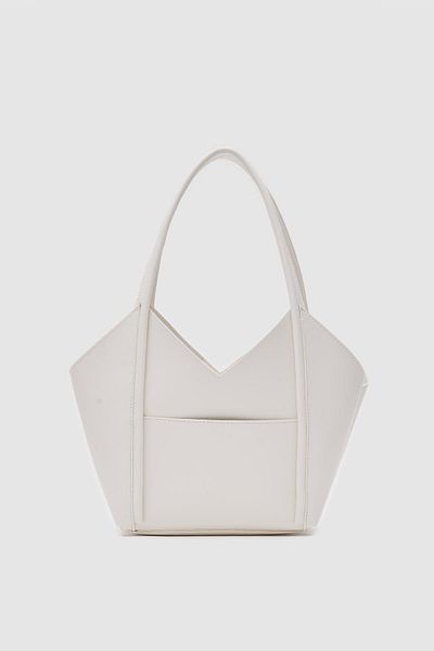 Shule Bags Κρέμα τσάντας ώμου Geza Asymmetric