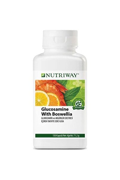amway home Glukozamin Glucosamine with Boswellia Nutriway 150 Kapsül