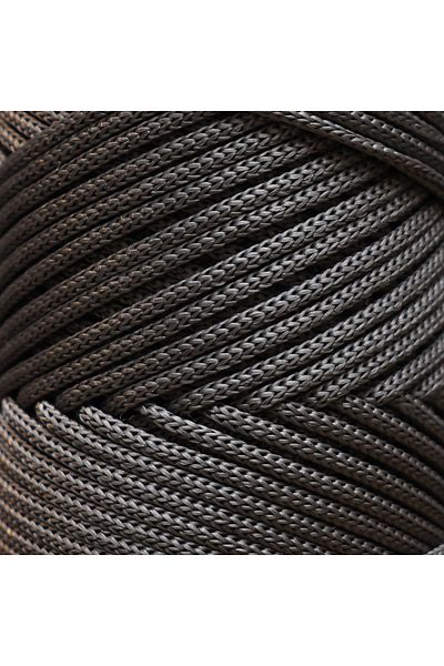 Makromecity Premium 250 gr 3mm Πολυεστερικό Μακραμέ Νήμα Ανθρακί 120 Μ Σουπλά Νήμα και Νήματα Τσάντας
