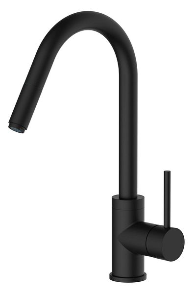 HESANIT Pull-Out Kitchen Mixer Matt Black