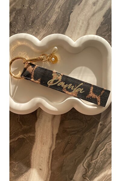 homecandleglow Kişiye Özel Kişiselleştirilebilir Leopar Desenli Dekoratif Zar...