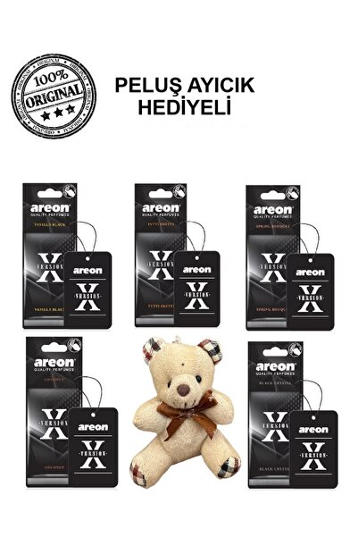 Areon Sevimli Pelluş Ayıcık Hediyeli X Version 5'li Set