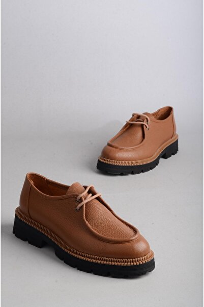 SEÇ KUNDURA حذاء رجالي من الجلد الطبيعي - SEQ 4112 Tan