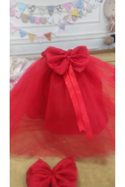babyen1 تنورة تول حمراء