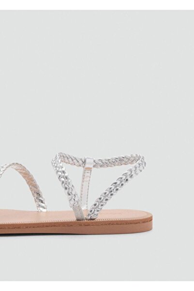 MANGO Kids Knitted Banded Sandals