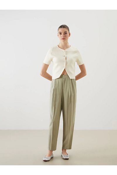 LC Waikiki Γυναικείο παντελόνι XSIDE Loose Fit Linen Blend