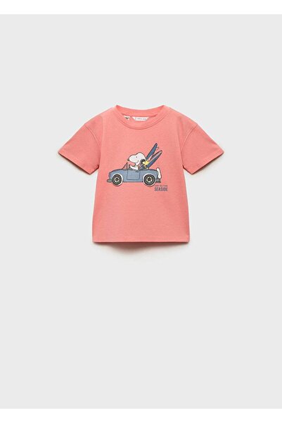 MANGO Baby T-Shirt mit Snoopy-Print