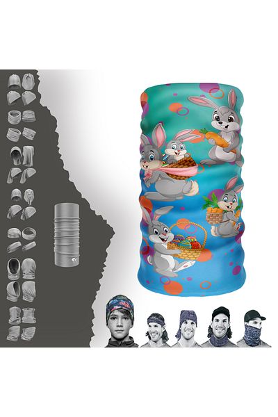 DeBuff Collar ® Extreme Rabbit Buff Paphos Neck Collar Bandana