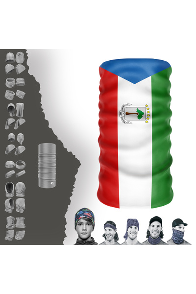 e-Taktik Багатофункціональний прапор Екваторіальної Гвінеї УФ-маска для облич...