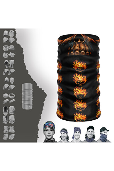 DeBuff Collar شبح رايدر بوف باف سلس أنبوب طوق الرقبة باندانا