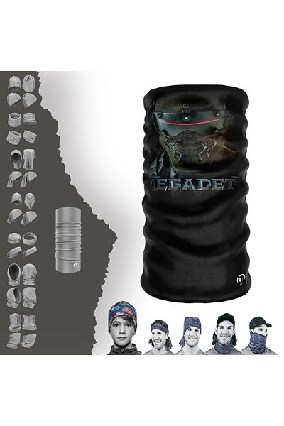 e-Taktik Megadeath Buff Buff Bandana Seamless Tube Neck Collar Mask