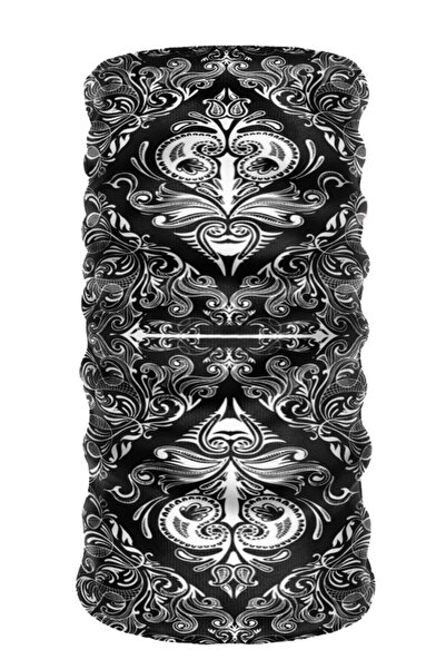 DeBuff Collar Геометричний баф без швів, трубчаста шийна хустка