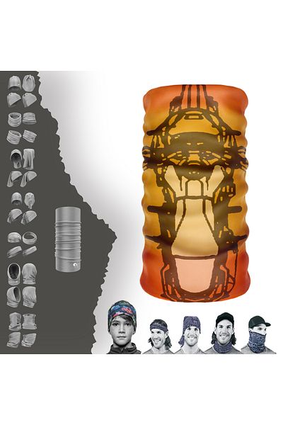 DeBuff Collar Motocycle Buff Baf - باندانا طوق الرقبة الأنبوبية غير الملحومة