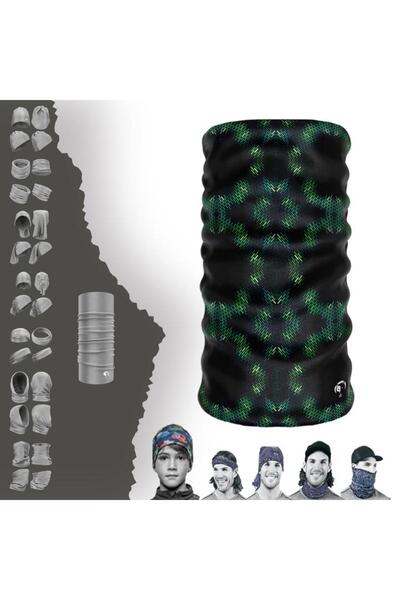 e-Taktik Шарф-хомут для кемпінгу - Маска та стрічка для волосся з застібкою