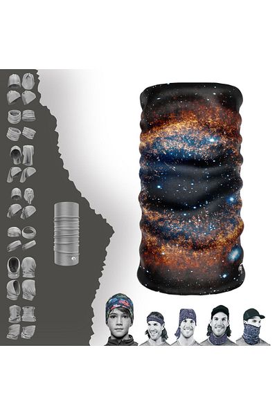 e-Taktik Space / Universe Themed Seamless Tube Neck Collar Buff Buff Bandana Hair Band