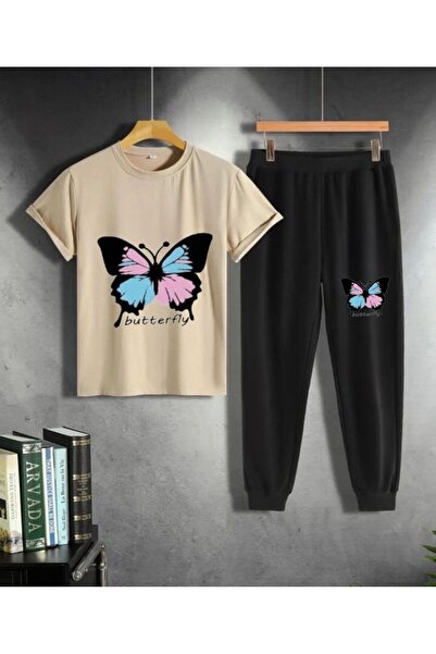 Topçu Kelebek Baskılı Eşofman Takımı