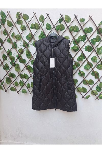 MODA Black Quilted Imported Inflatable Vest