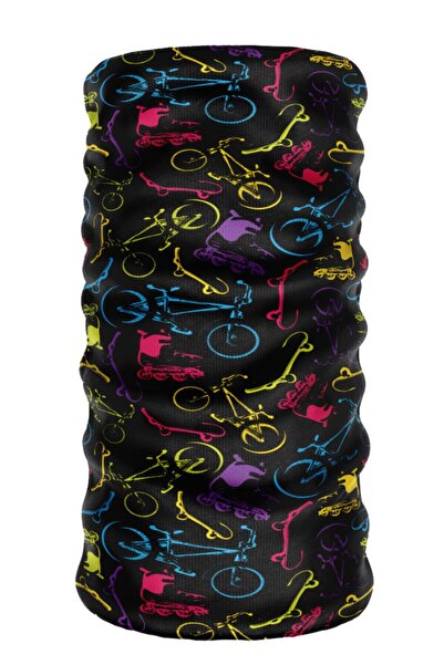 e-Taktik Μπαντάνα με σχέδιο ποδηλάτου χωρίς ραφές