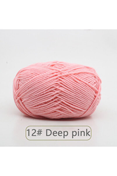 Choice خيط YMX-12 50 جرام من الصوف الناعم المصنوع من حليب القطن، خيط كروشيه مضاد للوبر للحياكة اليدوية لوشاح الكارديجان H