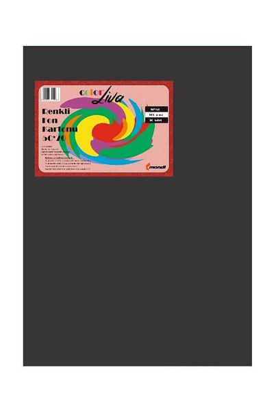 Color Liva موندي فون كرتون أسود 50x70 سم 100 علبة