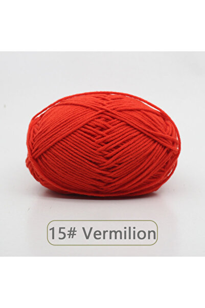 Choice خيط YMX-15 50 جرام من الصوف الناعم المصنوع من حليب القطن، خيط كروشيه مضاد للوبر للحياكة اليدوية لوشاح الكارديجان H