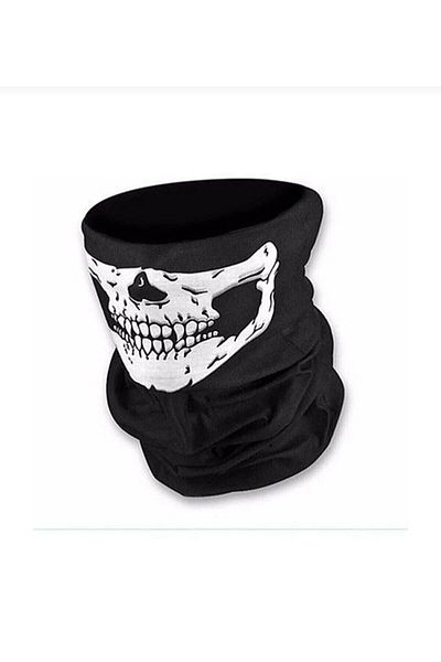 Şahin Military Material Neck Collar Skull Thermal Fabric Neck Collar