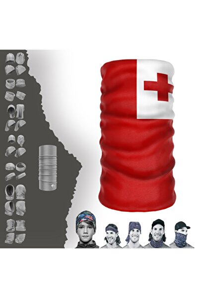 e-Taktik Багатофункціональний прапор Тонги Безшовна маска для обличчя з УФ-за...