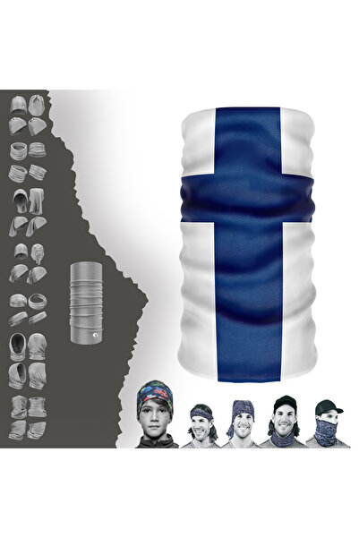 e-Taktik Багатофункціональний прапор Фінляндії УФ-маска для обличчя Баф Баф Г...