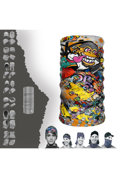 e-Taktik Шарф з мішаним візерунком Бандана Баф Бандана для волосся