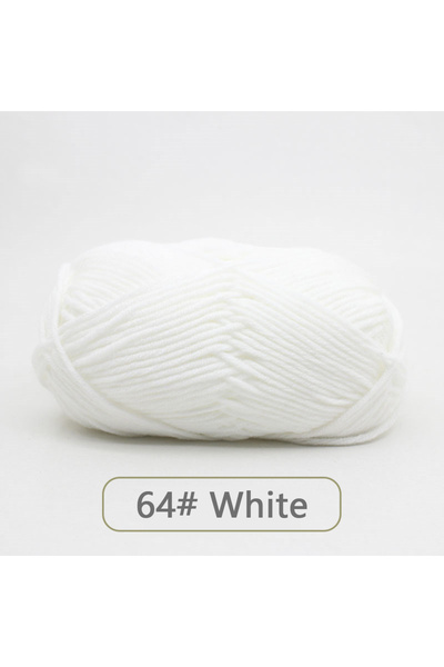 Choice YMX-64 50 جرام خيط صوف ناعم من القطن الحليبي خيط كروشيه مضاد للوبر للحياكة اليدوية لوشاح الكارديجان H