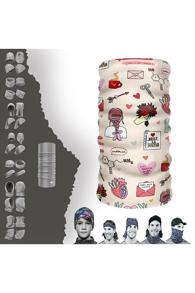 e-Taktik Special Neck Collar-Bonnet-Hair Band for Doctors, Nurses and Healthcare Workers