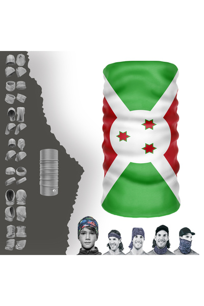 e-Taktik Multifunkcionalna zastava Burundija, bešavna UV maska za lice, buff,...