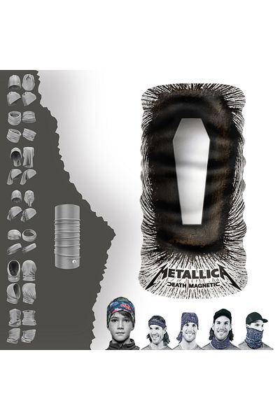 e-Taktik Extreme Metallica "death Magnetic" Buff Paphos Bandana Neck Collar Mask