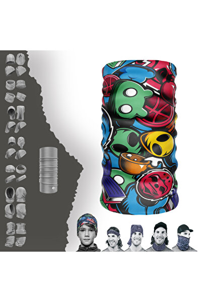 DeBuff Collar ® باندانا طوق الرقبة Extreme Allien Buff Baf