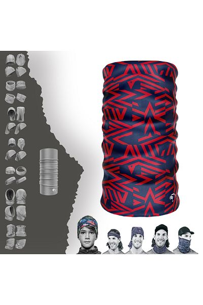 e-Taktik Extreme Sport Hair Band Digital Desing Seamless Sports Purple Hair Band Neck Collar Buff Baf
