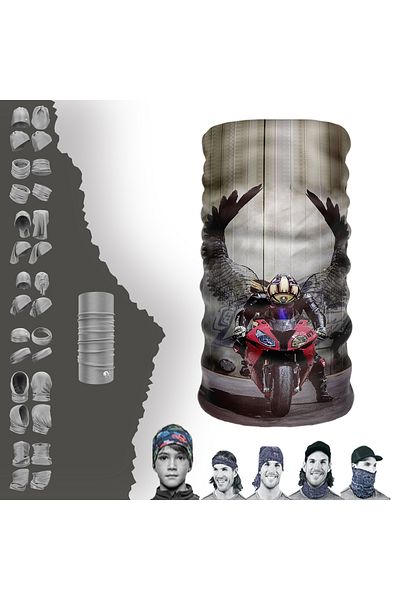 DeBuff Collar Motocycle Buff Baf Seamless Tube Neck Collar Bandana