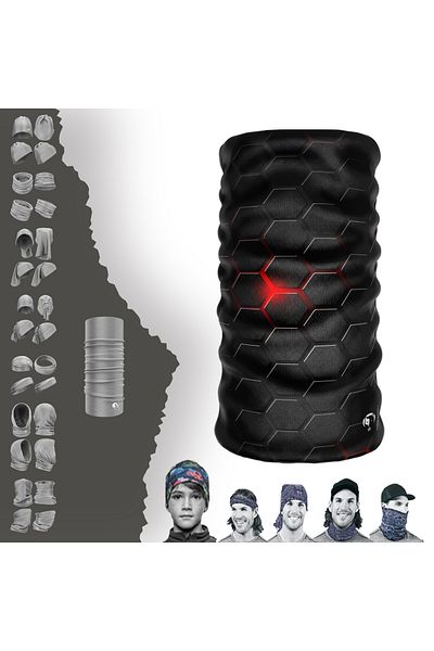e-Taktik Steel Buff Baf Seamless Tube Neck Collar Bandana