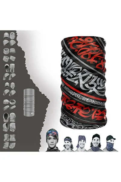 e-Taktik Mandala Themed Seamless Tube Neck Collar Buff Bandana Hair Band