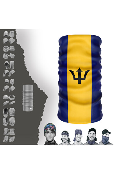 e-Taktik متعددة الوظائف علم بربادوس الأشعة فوق البنفسجية قناع الوجه برتقالي ب...