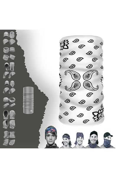 e-Taktik Ethnic Drop Pattern "seamless Light Cheap" Paphos Buff Neck Collar Bandana Mask