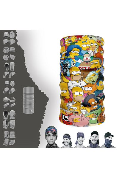 e-Taktik Mixed Pattern Seamless Tube Neck Collar Bandana Buff Baf Hair Band