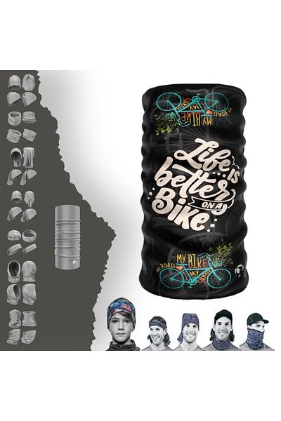 e-Taktik Camping Beanie Bandana - Neck Collar, Headband and Mask Bone Buckle