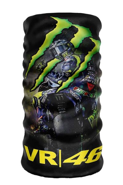 DeBuff Collar Monster Vr46 Buff Seamless Tube Neck Collar Bandana Balaklava